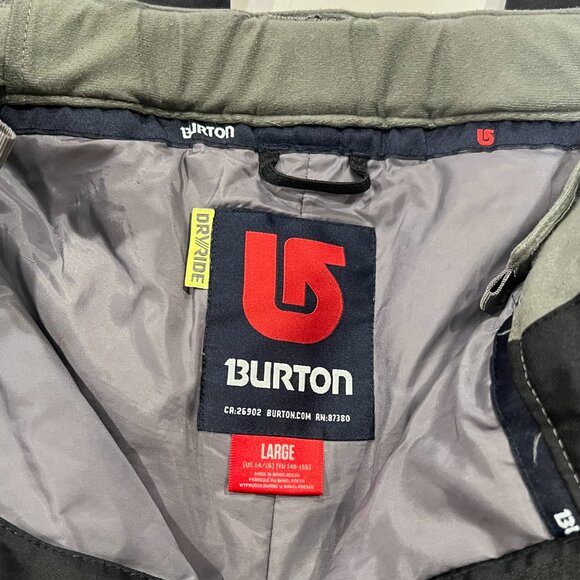 Burton Youth Snowboard Pants, Black, L 14-16 - Picture 4 of 12